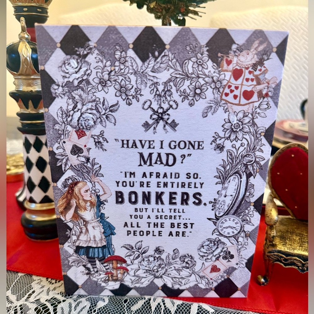 Michaels Alice in Wonderland Quote Tabletop Sign by Ashland